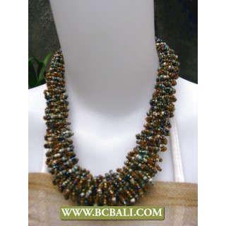 Mix Beading Chockers Fashion Necklace Corn